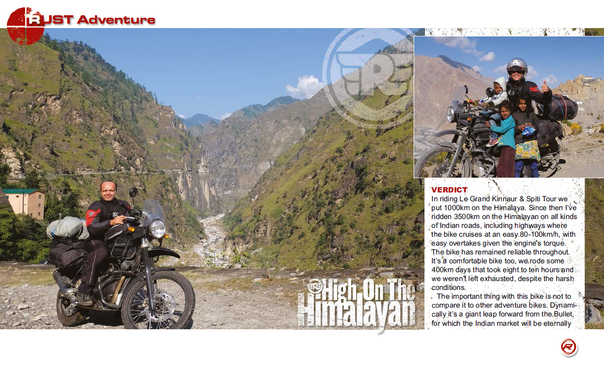 Aventura en India con la Royal Enfield Himalayan en Rust Sports