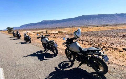 Ruta en moto por Marruecos: Draa y Chegaga en grupo para todos los niveles